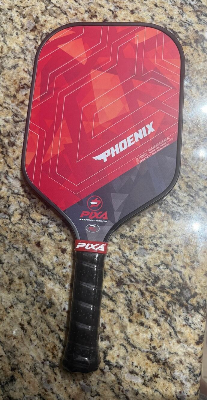 PIXA Phoenix Pickleball Paddle T-300 Carbon Fiber 16mm Spin Control USAPA NEW